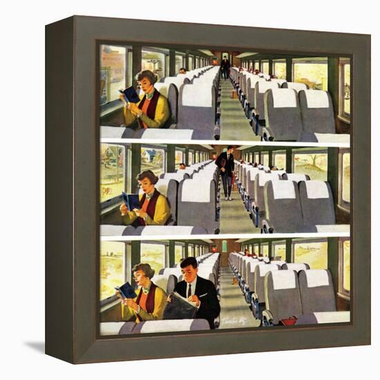 "Commuter Pickup", September 15, 1956-Thornton Utz-Framed Premier Image Canvas