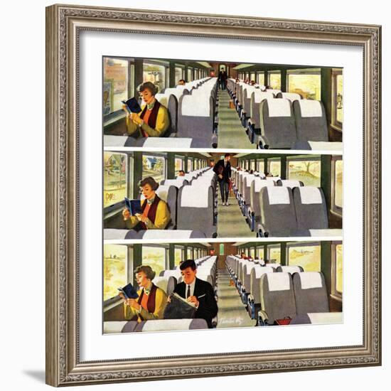 "Commuter Pickup", September 15, 1956-Thornton Utz-Framed Giclee Print