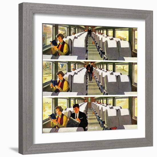 "Commuter Pickup", September 15, 1956-Thornton Utz-Framed Giclee Print