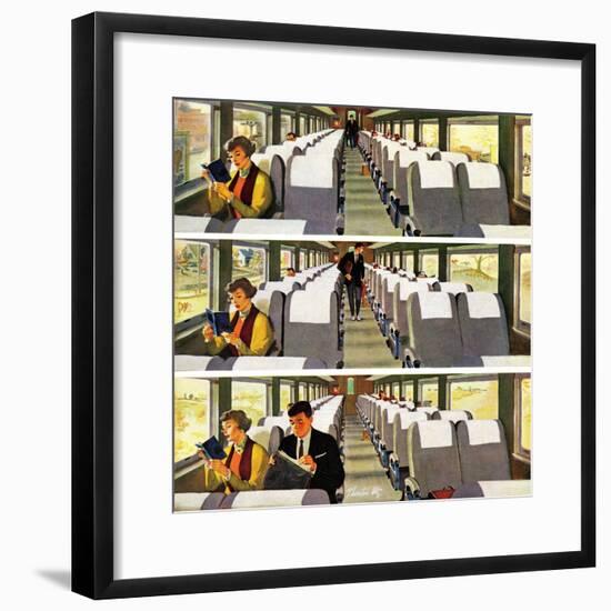 "Commuter Pickup", September 15, 1956-Thornton Utz-Framed Giclee Print