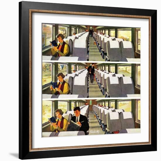 "Commuter Pickup", September 15, 1956-Thornton Utz-Framed Giclee Print