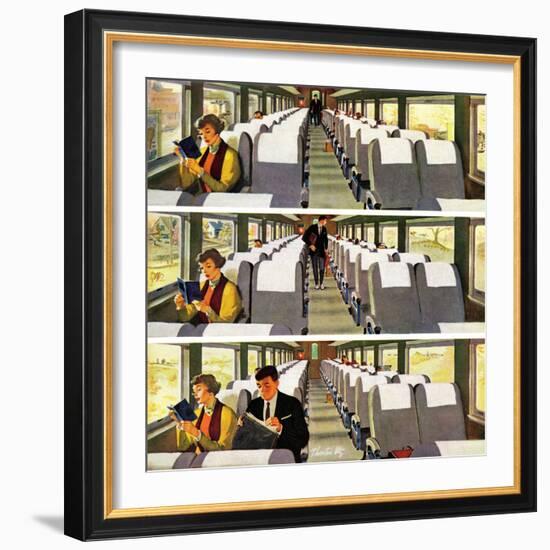 "Commuter Pickup", September 15, 1956-Thornton Utz-Framed Giclee Print