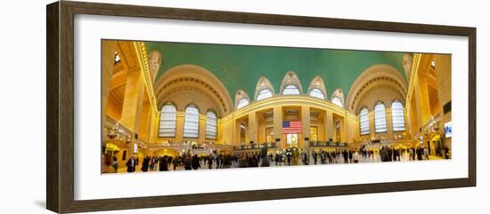 Commuters at a Railroad Station, Grand Central Station, Park Avenue, Manhattan-null-Framed Photographic Print