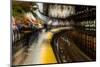 Commuters in NYC subway system-null-Mounted Photographic Print