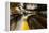 Commuters in NYC subway system-null-Framed Premier Image Canvas