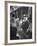 Commuters Sitting on a Train and Reading the Chicago Tribune-Charles E^ Steinheimer-Framed Photographic Print