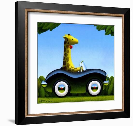 Commuting-Chris Miles-Framed Art Print