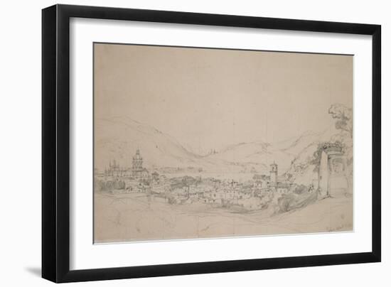 Como, 1840 (Pencil on Paper)-William Callow-Framed Giclee Print