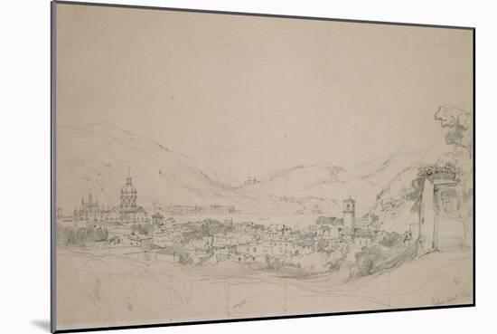 Como, 1840 (Pencil on Paper)-William Callow-Mounted Giclee Print