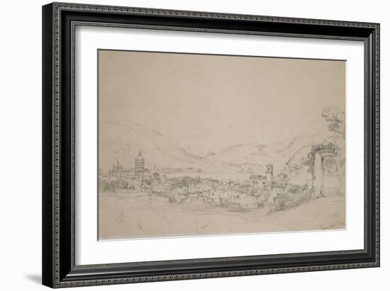 Como, 1840 (Pencil on Paper)-William Callow-Framed Giclee Print