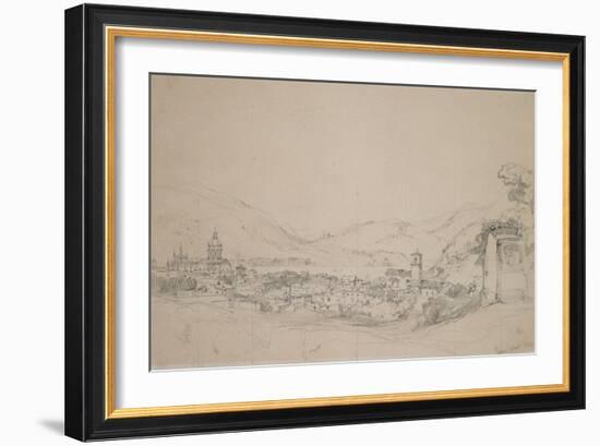 Como, 1840 (Pencil on Paper)-William Callow-Framed Giclee Print