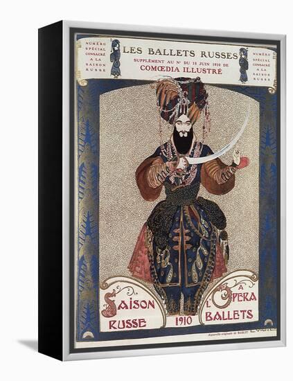 Comoedia Illustre: Les Ballets Russes, c.1910-Leon Bakst-Framed Premier Image Canvas