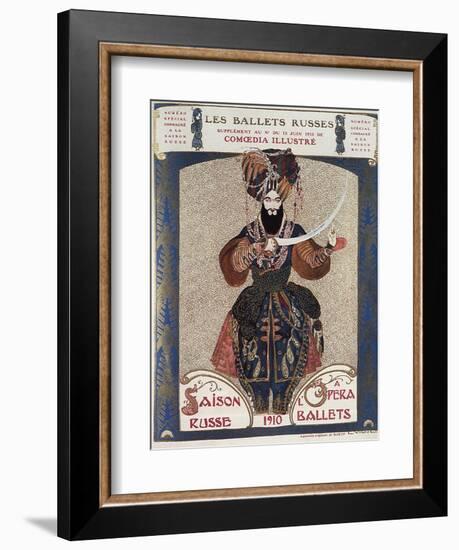 Comoedia Illustre: Les Ballets Russes, c.1910-Leon Bakst-Framed Giclee Print