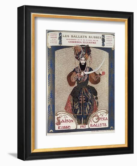 Comoedia Illustre: Les Ballets Russes, c.1910-Leon Bakst-Framed Giclee Print