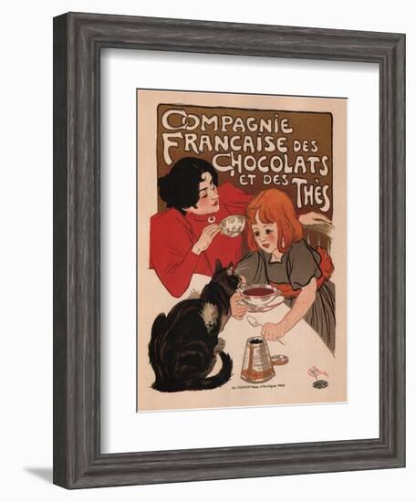 Compagnie Francaise Des Chocolats Et Des Thes-Theophile Alexandre Steinlen-Framed Art Print