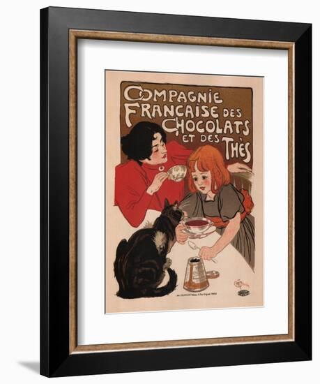 Compagnie Francaise Des Chocolats Et Des Thes-Theophile Alexandre Steinlen-Framed Art Print