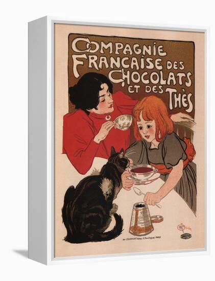 Compagnie Francaise Des Chocolats Et Des Thes-Theophile Alexandre Steinlen-Framed Stretched Canvas