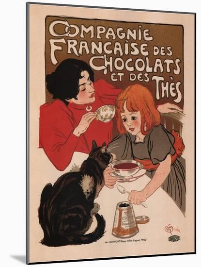 Compagnie Francaise Des Chocolats Et Des Thes-Theophile Alexandre Steinlen-Mounted Art Print