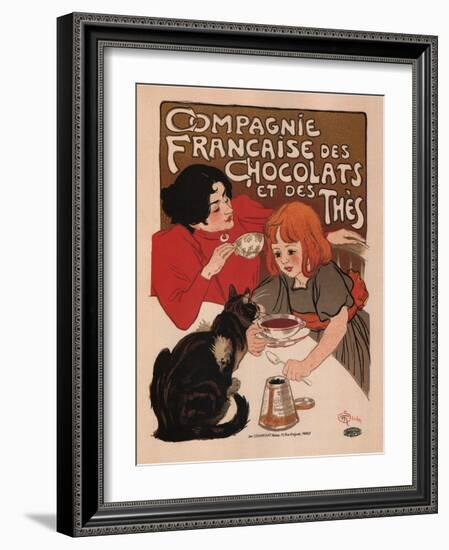 Compagnie Francaise Des Chocolats Et Des Thes-Theophile Alexandre Steinlen-Framed Art Print