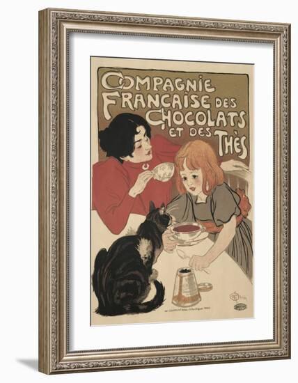 Compagnie Francaise des Chocolats-Théophile Alexandre Steinlen-Framed Art Print