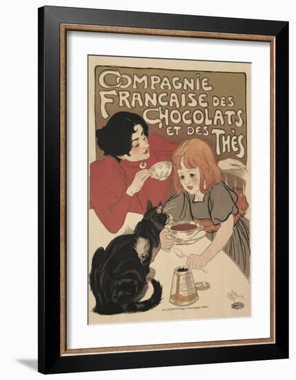 Compagnie Francaise des Chocolats-Théophile Alexandre Steinlen-Framed Art Print