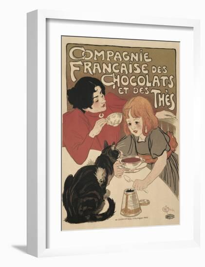 Compagnie Francaise des Chocolats-Théophile Alexandre Steinlen-Framed Art Print