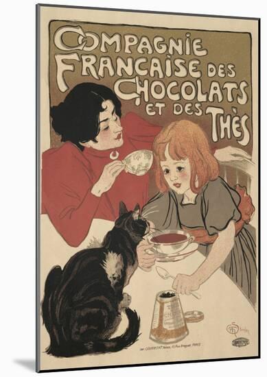 Compagnie Francaise des Chocolats-Théophile Alexandre Steinlen-Mounted Art Print