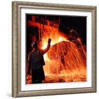 Compania de Acero Del Pacifico Steel Mill, Chile-Bill Ray-Framed Photographic Print