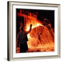 Compania de Acero Del Pacifico Steel Mill, Chile-Bill Ray-Framed Photographic Print