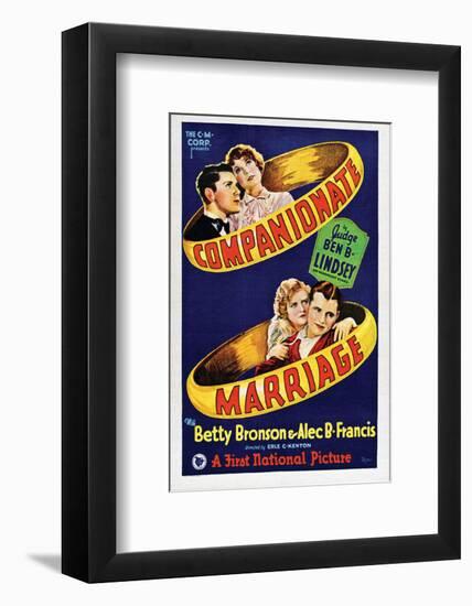 Companionate Marriage - 1928-null-Framed Giclee Print