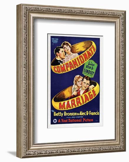 Companionate Marriage - 1928-null-Framed Giclee Print