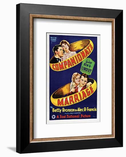Companionate Marriage - 1928-null-Framed Giclee Print