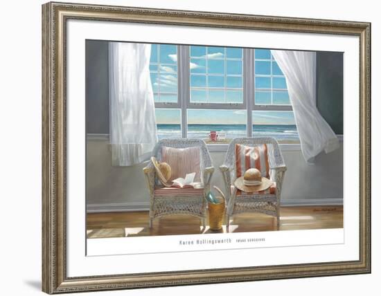 Companions-Karen Hollingsworth-Framed Art Print