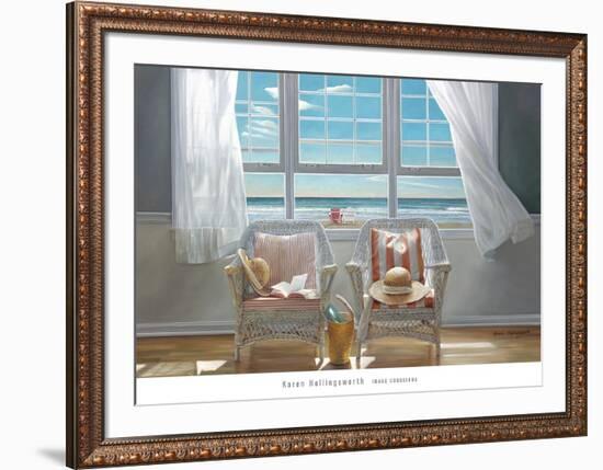 Companions-Karen Hollingsworth-Framed Art Print