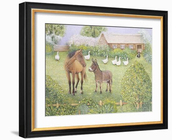 Companions-Pat Scott-Framed Giclee Print