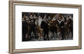 Company of Captain Dirck Jacobsz Rosecrans and Lieutenant Pauw-Cornelis Ketel-Framed Art Print
