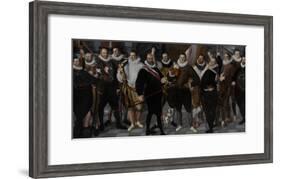 Company of Captain Dirck Jacobsz Rosecrans and Lieutenant Pauw-Cornelis Ketel-Framed Art Print