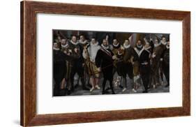 Company of Captain Dirck Jacobsz Rosecrans and Lieutenant Pauw-Cornelis Ketel-Framed Art Print