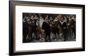 Company of Captain Dirck Jacobsz Rosecrans and Lieutenant Pauw-Cornelis Ketel-Framed Art Print