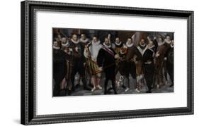 Company of Captain Dirck Jacobsz Rosecrans and Lieutenant Pauw-Cornelis Ketel-Framed Art Print