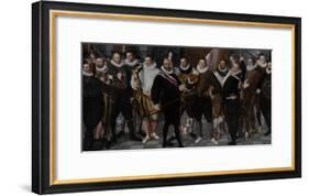 Company of Captain Dirck Jacobsz Rosecrans and Lieutenant Pauw-Cornelis Ketel-Framed Art Print