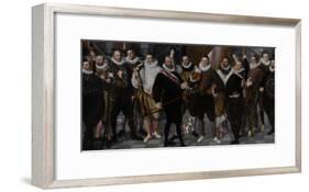 Company of Captain Dirck Jacobsz Rosecrans and Lieutenant Pauw-Cornelis Ketel-Framed Art Print