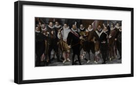 Company of Captain Dirck Jacobsz Rosecrans and Lieutenant Pauw-Cornelis Ketel-Framed Art Print
