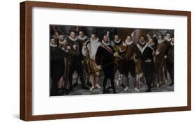 Company of Captain Dirck Jacobsz Rosecrans and Lieutenant Pauw-Cornelis Ketel-Framed Art Print