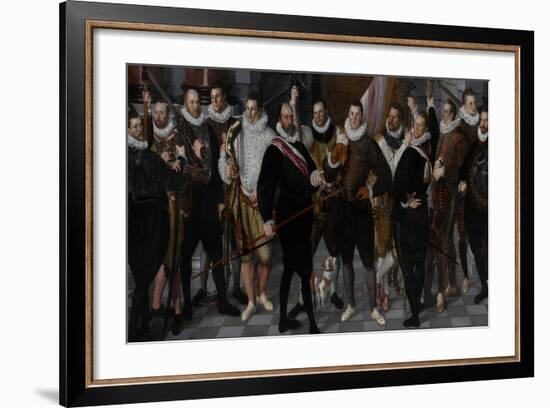 Company of Captain Dirck Jacobsz Rosecrans and Lieutenant Pauw-Cornelis Ketel-Framed Art Print