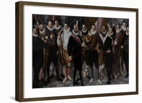 Company of Captain Dirck Jacobsz Rosecrans and Lieutenant Pauw-Cornelis Ketel-Framed Art Print