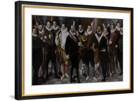 Company of Captain Dirck Jacobsz Rosecrans and Lieutenant Pauw-Cornelis Ketel-Framed Art Print