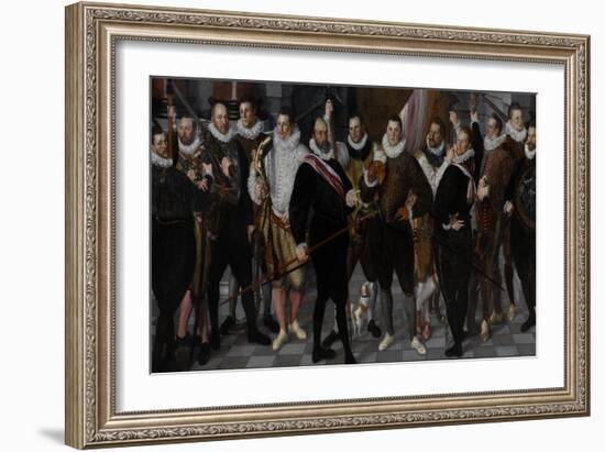 Company of Captain Dirck Jacobsz Rosecrans and Lieutenant Pauw-Cornelis Ketel-Framed Premium Giclee Print