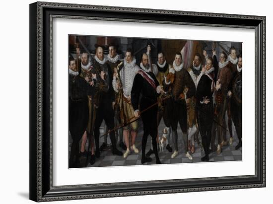 Company of Captain Dirck Jacobsz Rosecrans and Lieutenant Pauw-Cornelis Ketel-Framed Premium Giclee Print