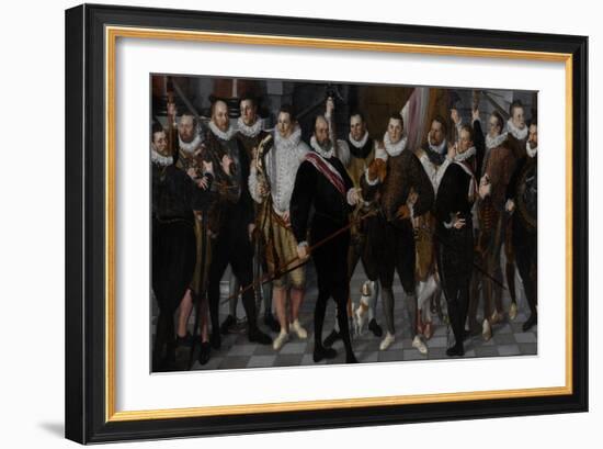 Company of Captain Dirck Jacobsz Rosecrans and Lieutenant Pauw-Cornelis Ketel-Framed Premium Giclee Print